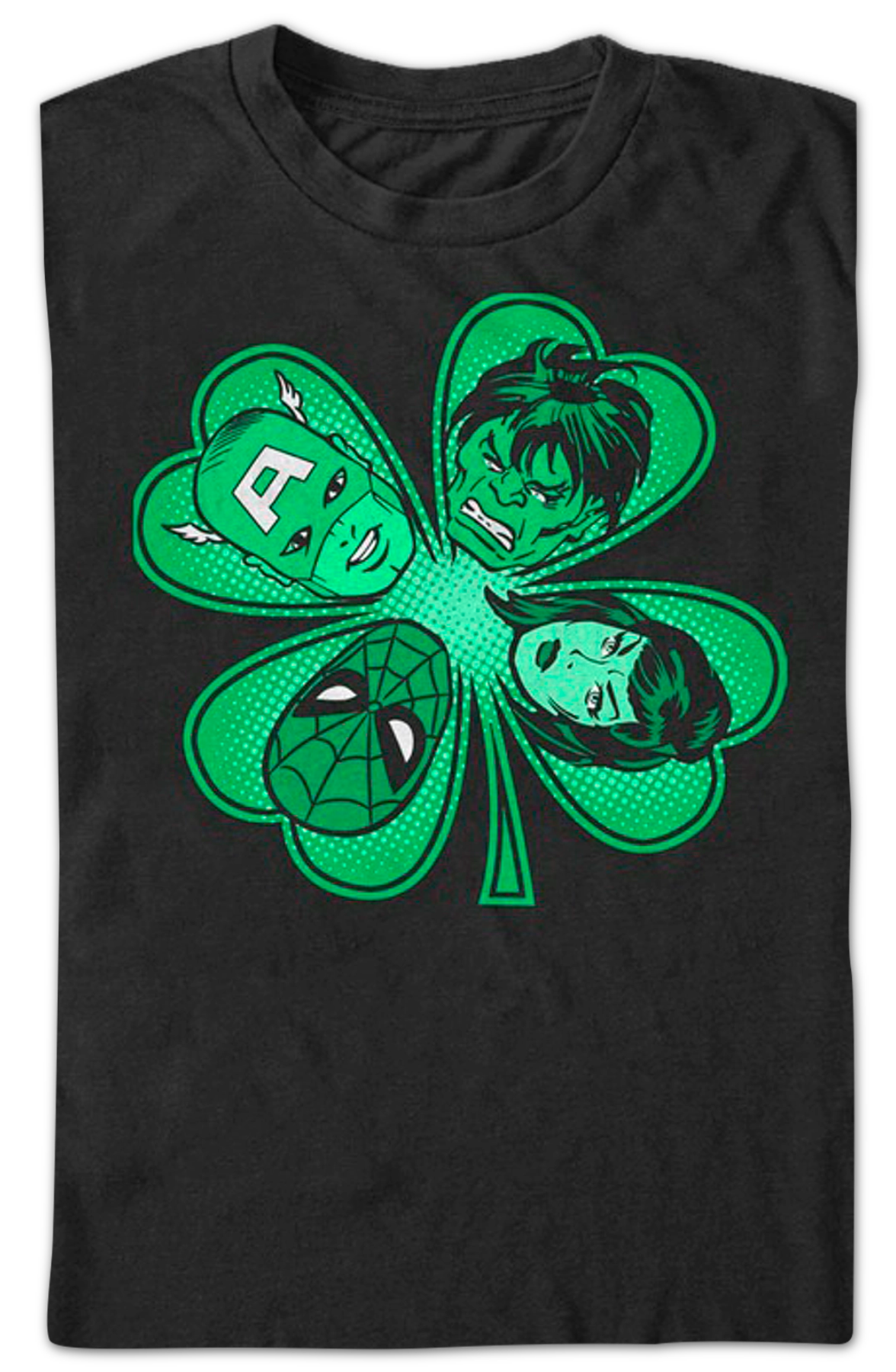Four Leaf Clover Marvel Comics T-Shirt