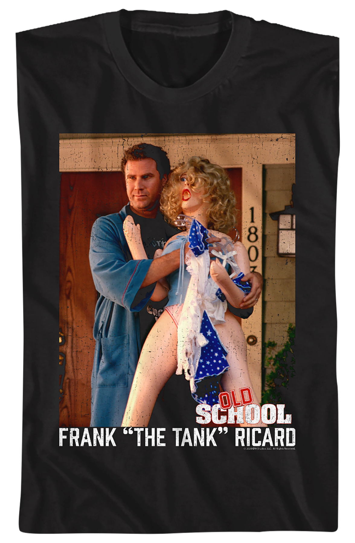 Frank "The Tank" Ricard And Inflatable Doll Old School T-Shirt