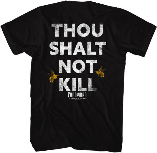Front & Back Thou Shalt Not Kill Candyman T-Shirt