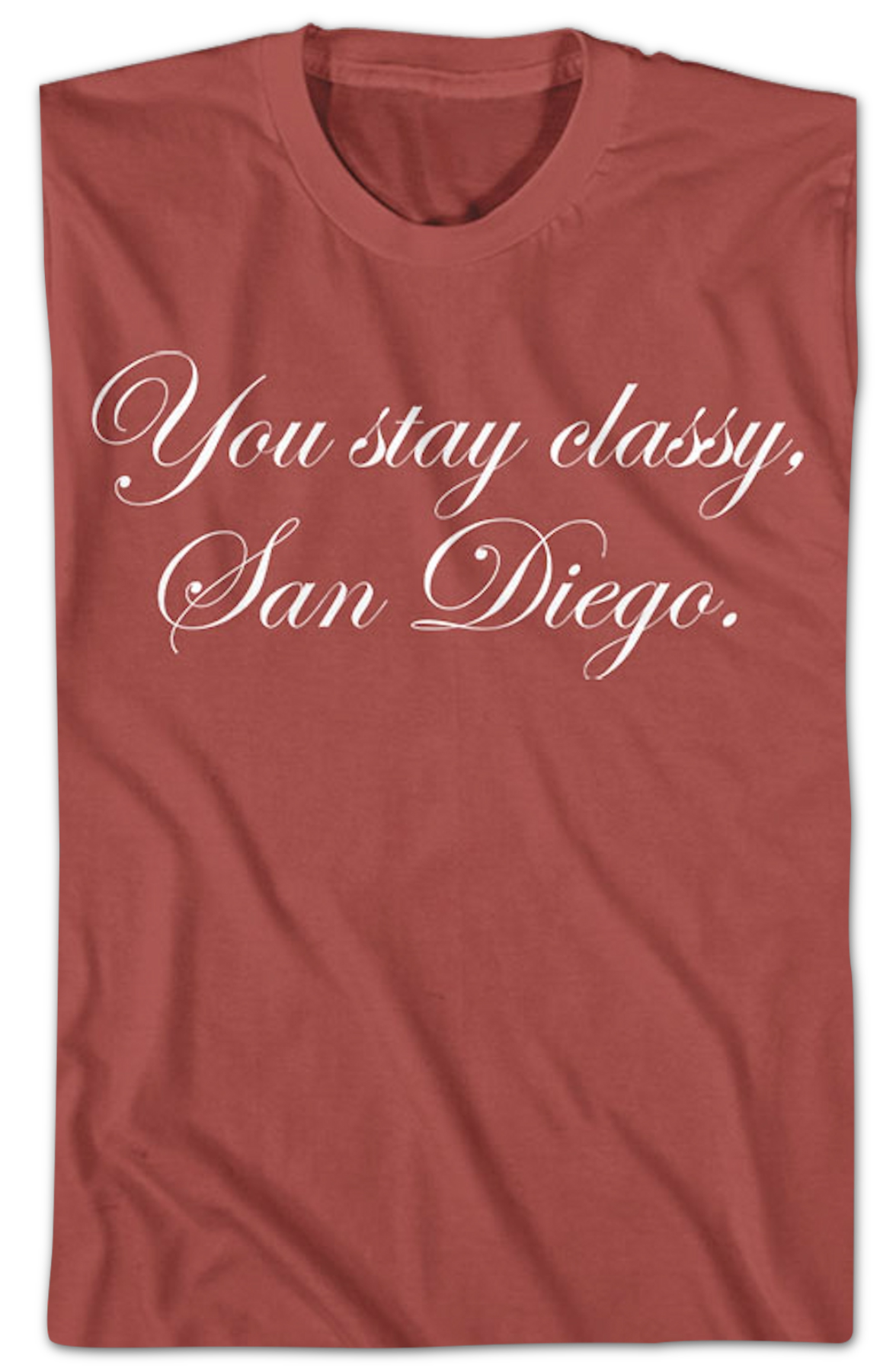 Front & Back You Stay Classy San Diego Anchorman T-Shirt