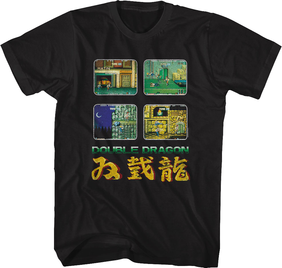 Game Screens Double Dragon T-Shirt