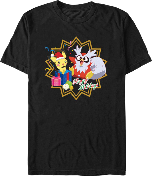 Happy Holidays Pokemon T-Shirt
