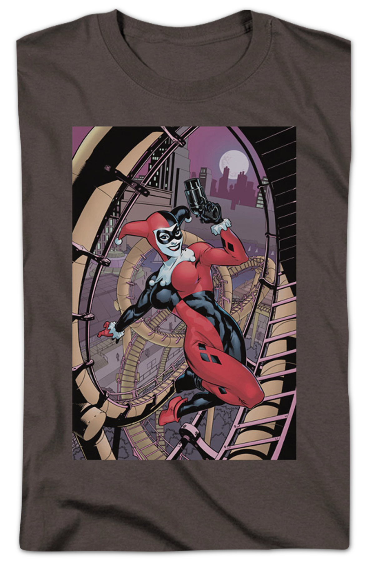 Harley Quinn Roller Coaster Of Love DC Comics T-Shirt