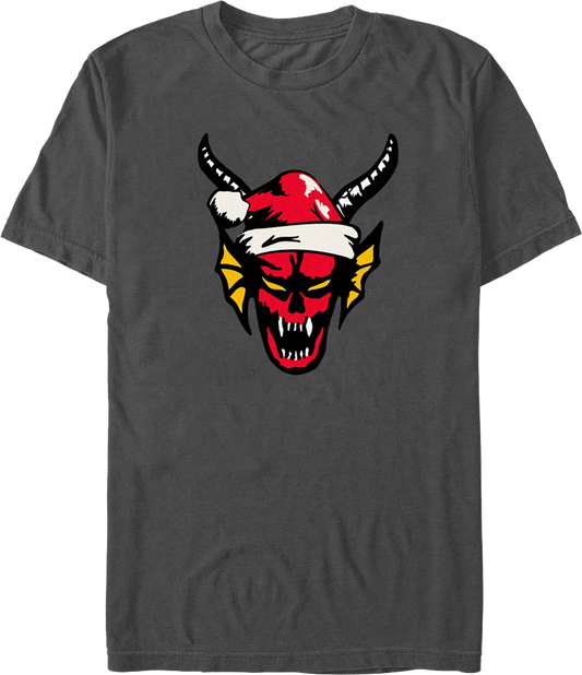 Hellfire Club Santa Claus Hat Stranger Things T-Shirt