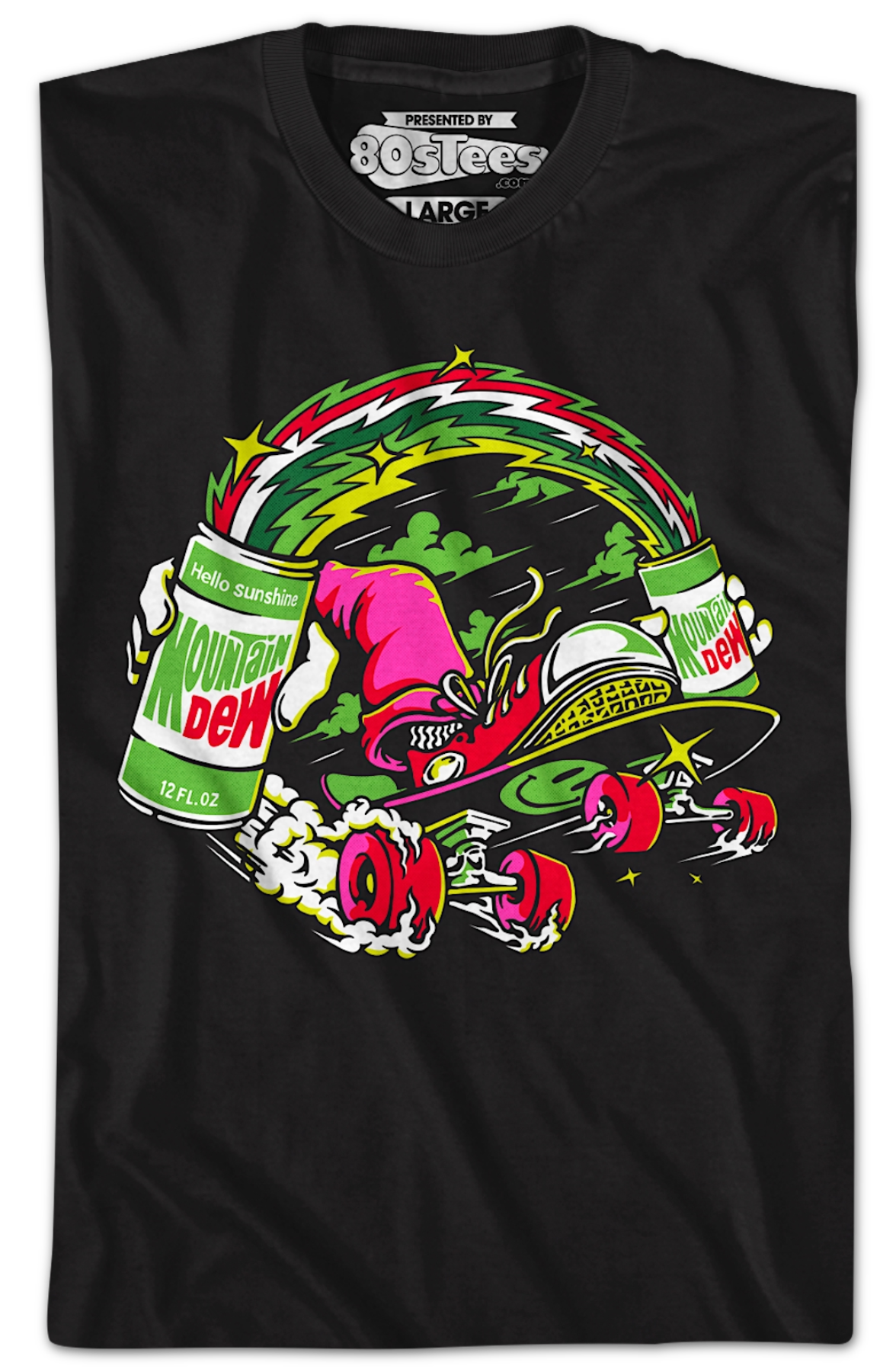 Hello Sunshine Skateboard Mountain Dew T-Shirt