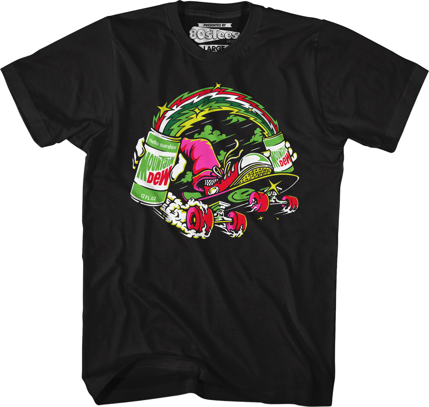 Hello Sunshine Skateboard Mountain Dew T-Shirt