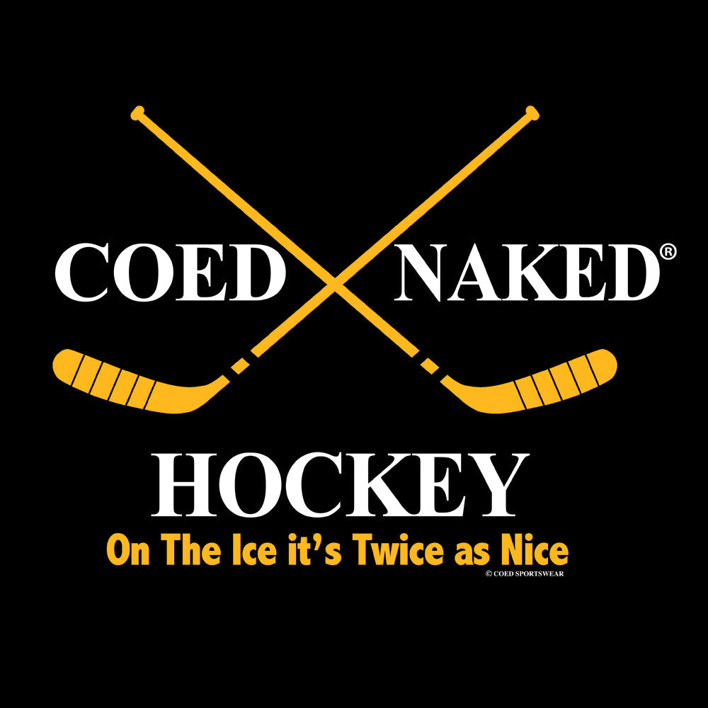 Hockey Coed Naked T-Shirt