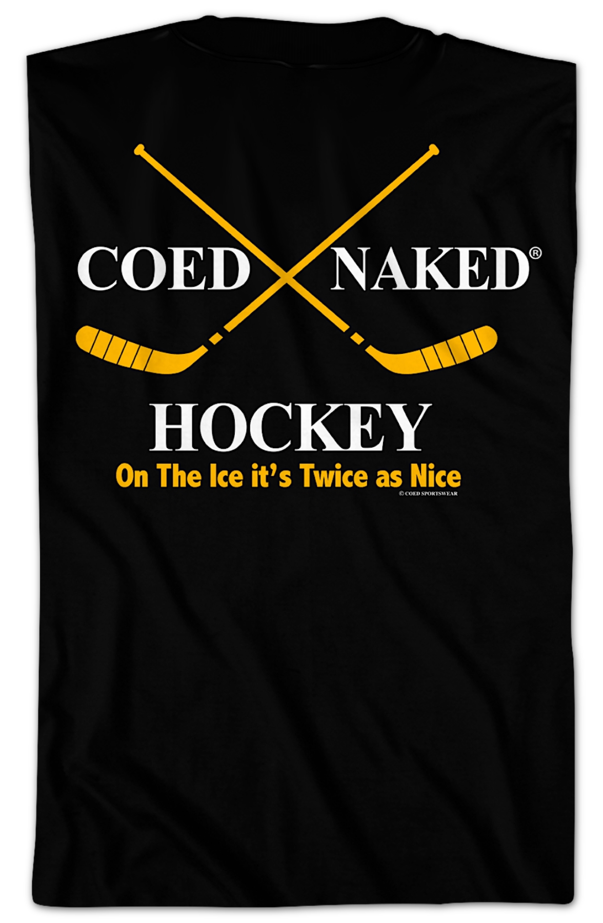 Hockey Coed Naked T-Shirt
