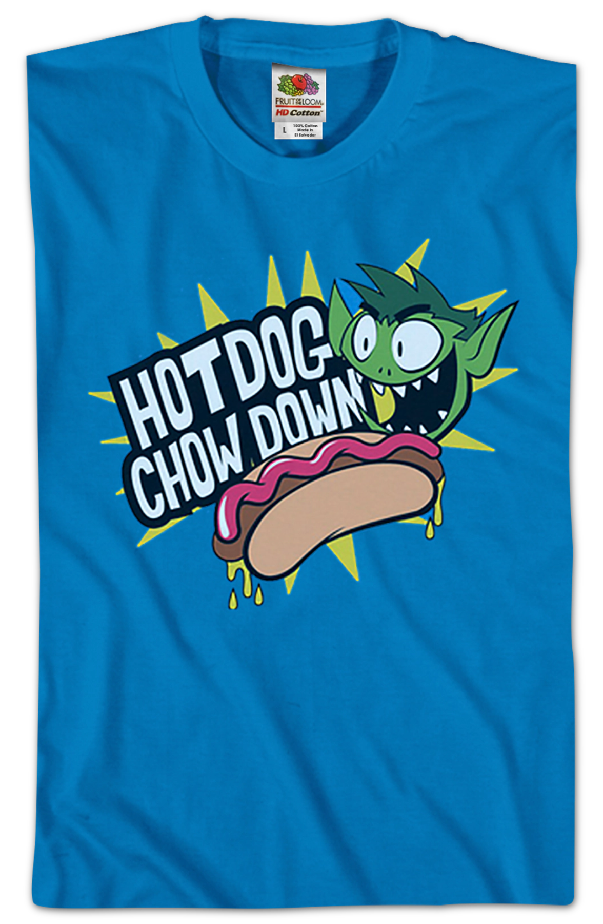 Hot Dog Chow Down Teen Titans Go T-Shirt