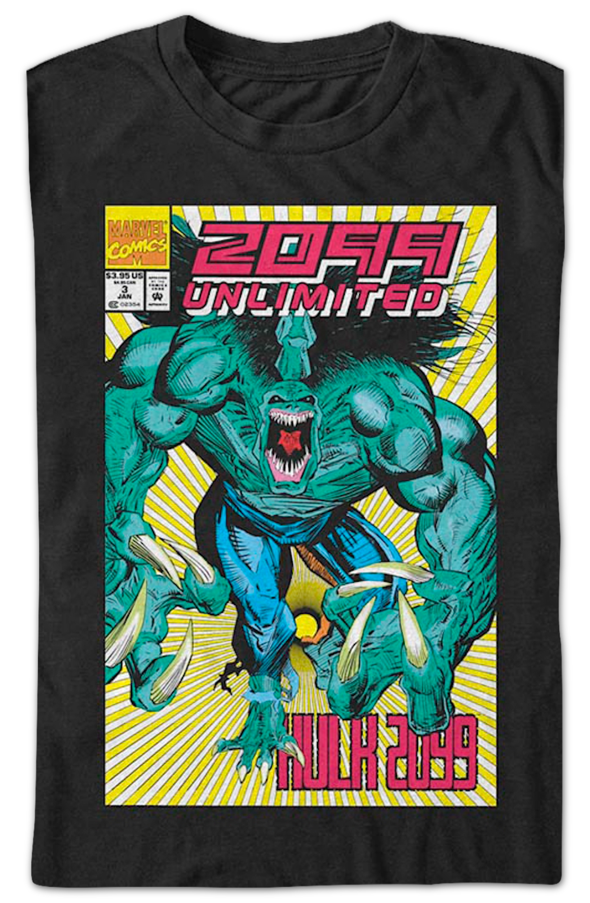 Hulk 2099 Unlimited Marvel Comics T-Shirt