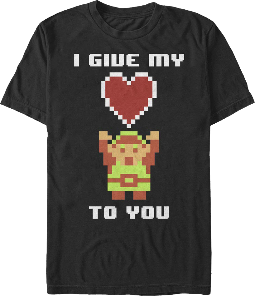 I Give My Heart To You Legend of Zelda T-Shirt