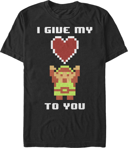 I Give My Heart To You Legend of Zelda T-Shirt