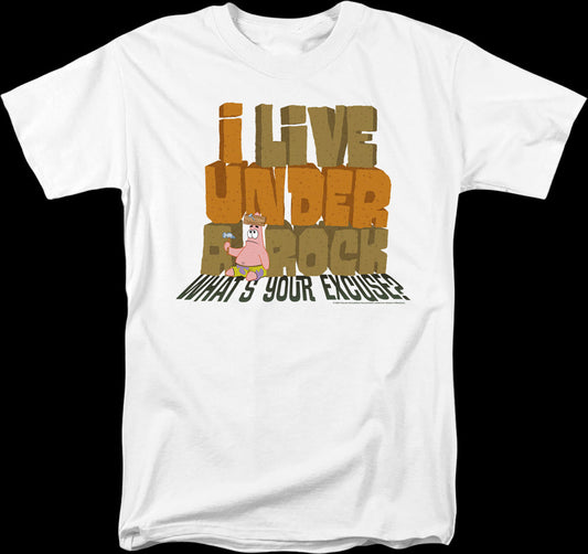 I Live Under A Rock SpongeBob SquarePants T-Shirt