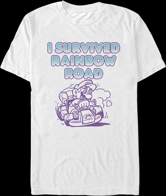 I Survived Rainbow Road Mario Kart T-Shirt