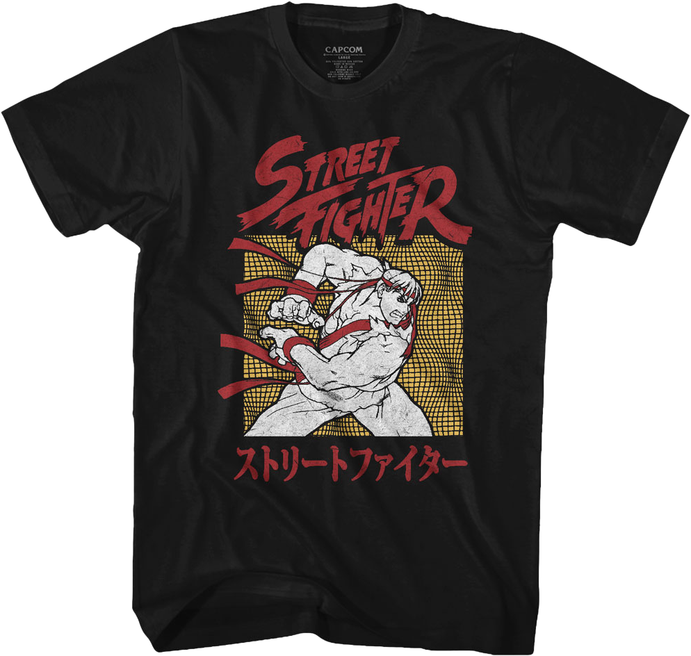 Japanese Street Fighter T-Shirt
