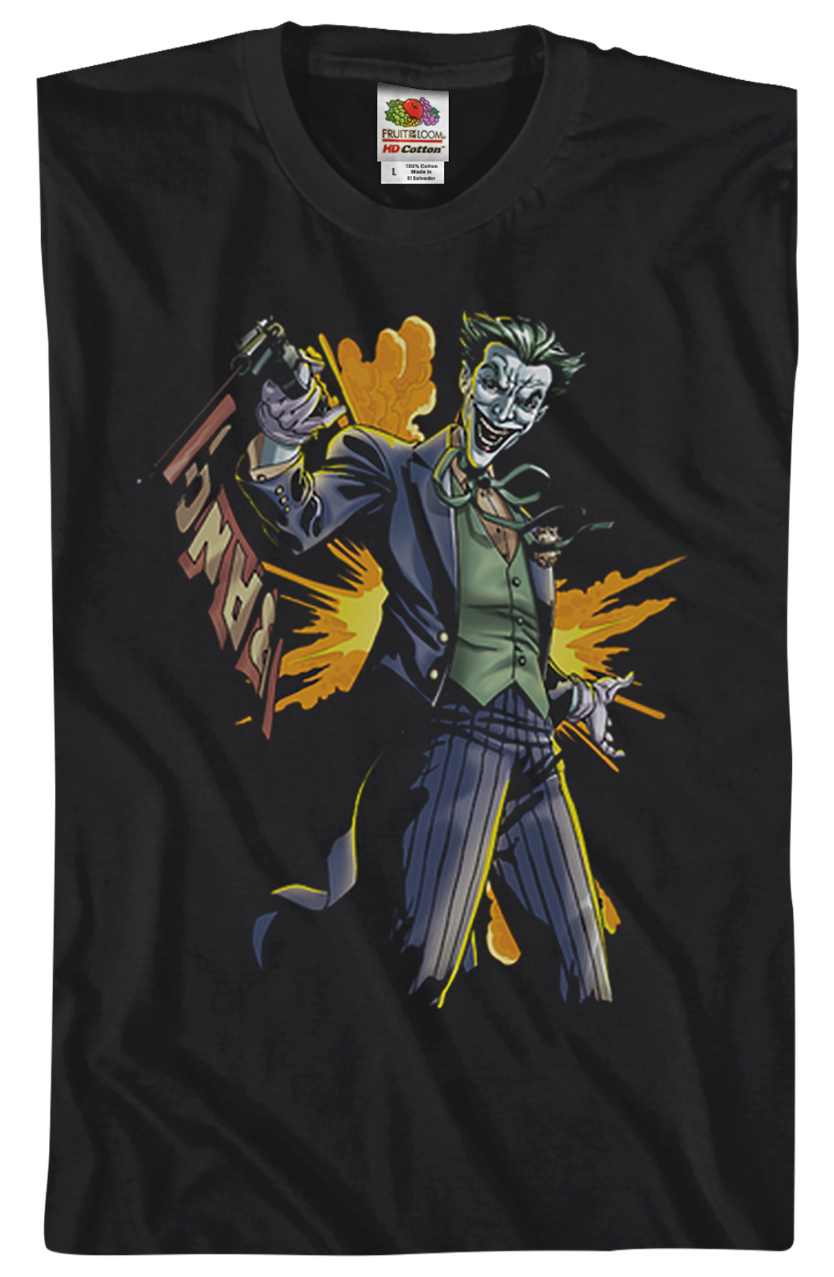 Joker Bang Gun Batman T-Shirt