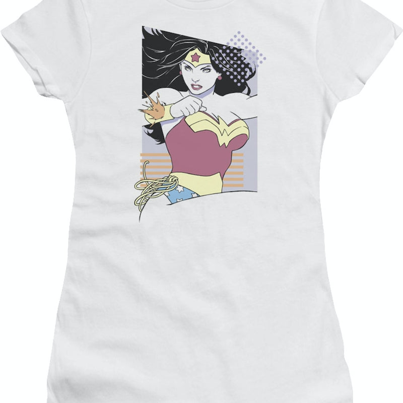 Ladies Action Pose Wonder Woman Shirt