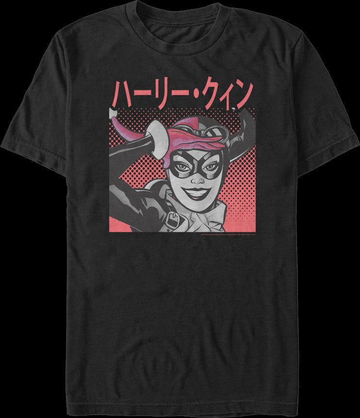 Kanji Harley Quinn DC Comics T-Shirt