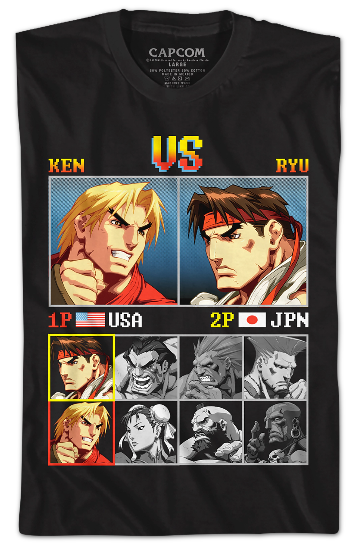 Ken vs Ryu Street Fighter T-Shirt