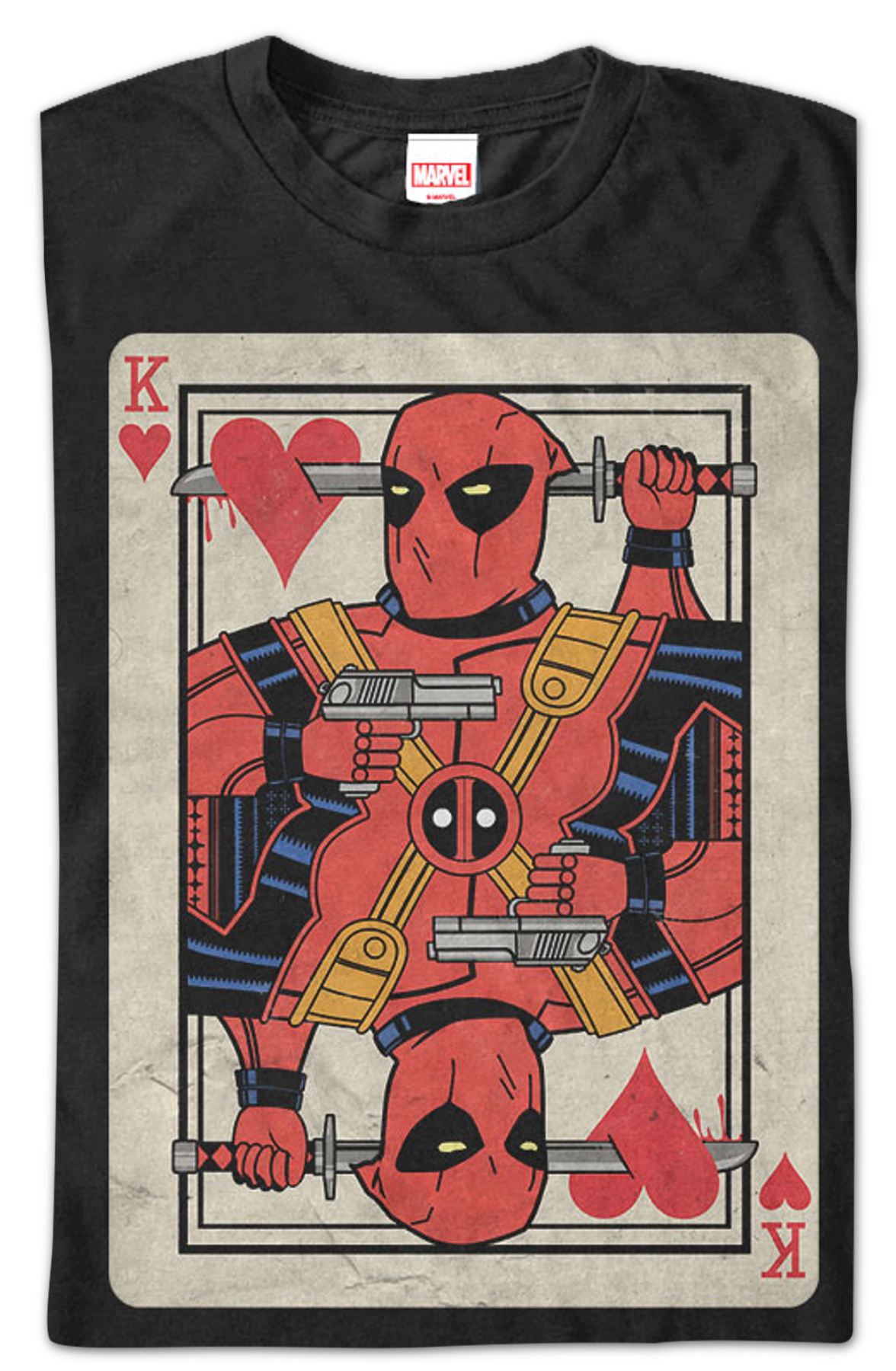 King of Hearts Deadpool T-Shirt