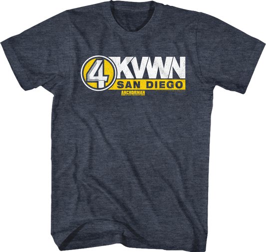 KVWN Logo Anchorman T-Shirt