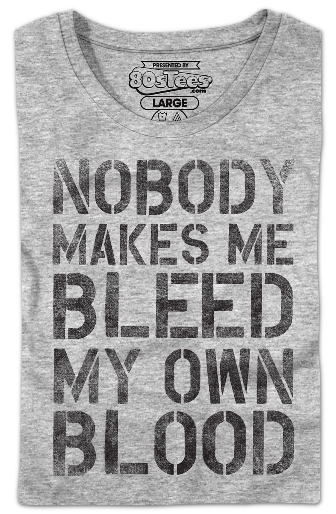 Womens Nobody Makes Me Bleed My Own Blood Dodgeball Shirt