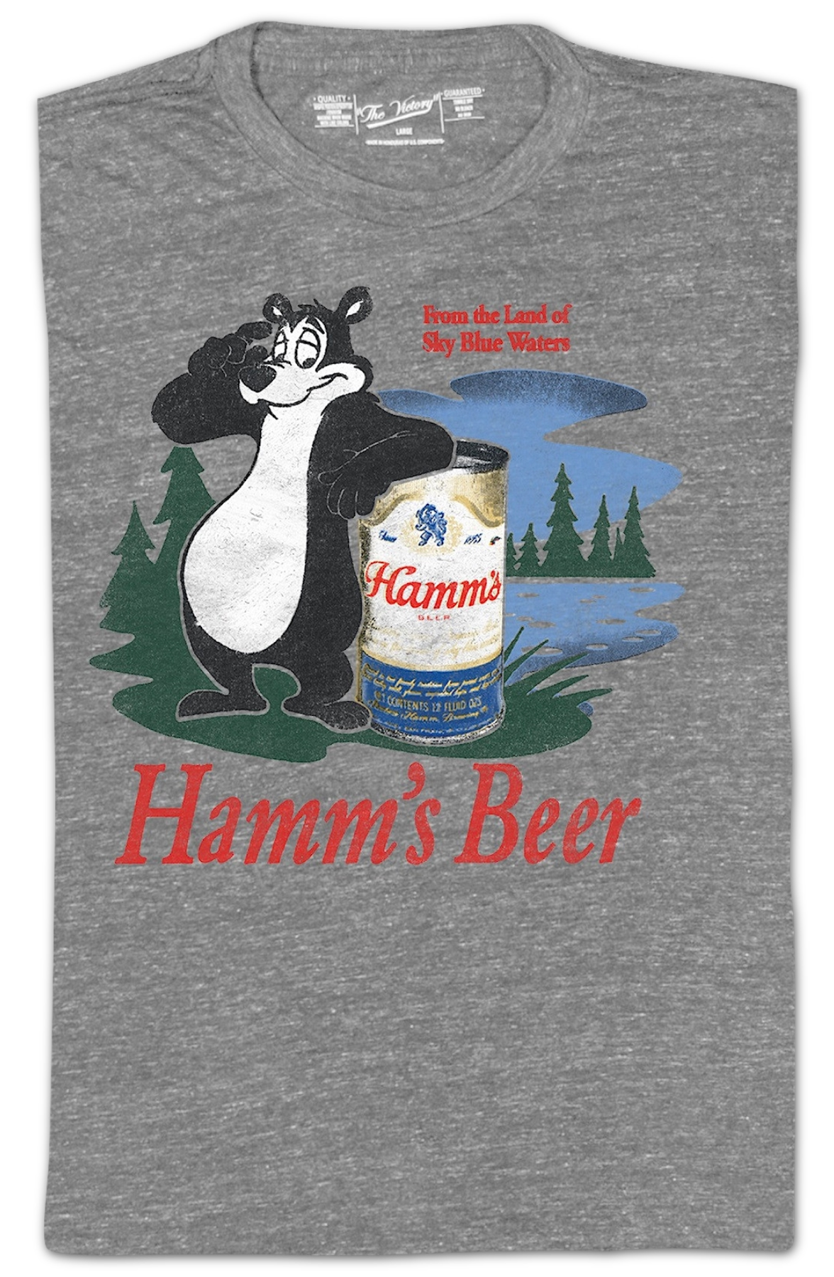Land of Sky Blue Waters Hamm's Beer T-Shirt