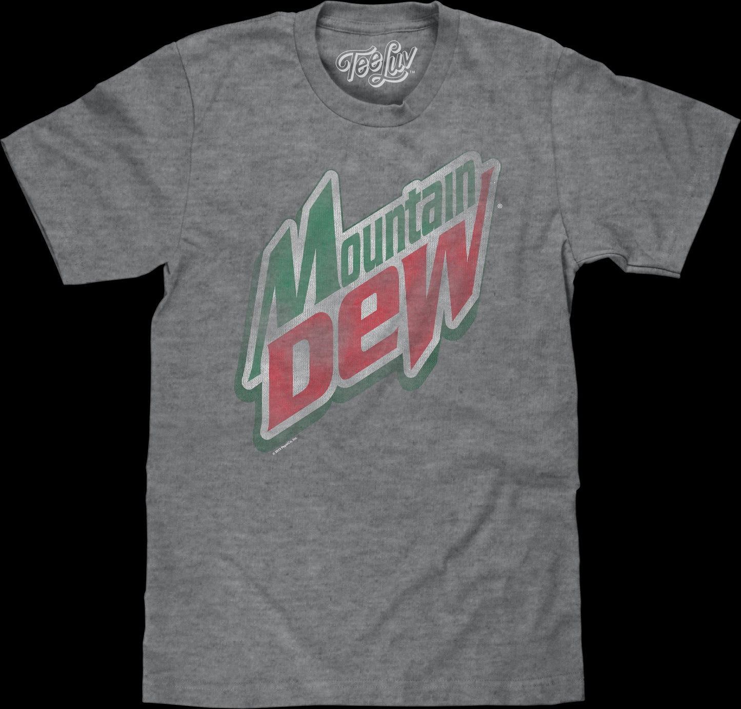 Vintage Distressed Logo Mountain Dew T-Shirt