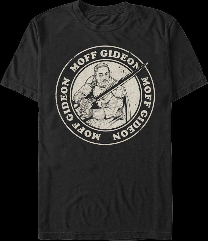 Mandalorian Distressed Moff Gideon Star Wars T-Shirt
