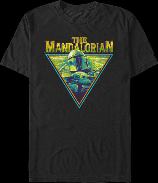 Mandalorian Vintage Triangle Star Wars T-Shirt