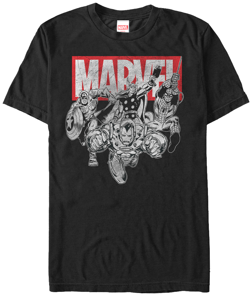 Marvel Comics Collage T-Shirt