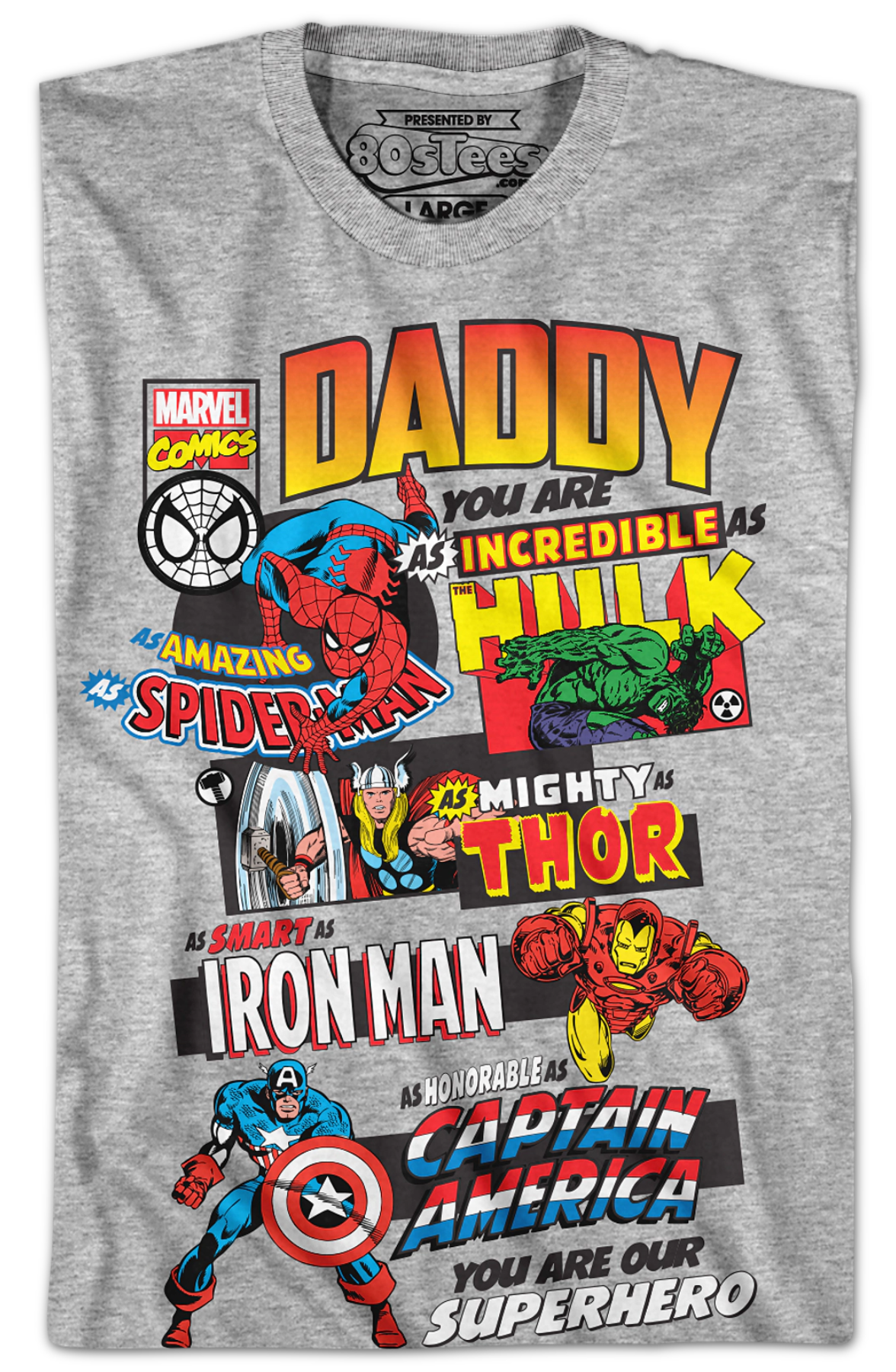 Marvel Comics Father's Day T-Shirt