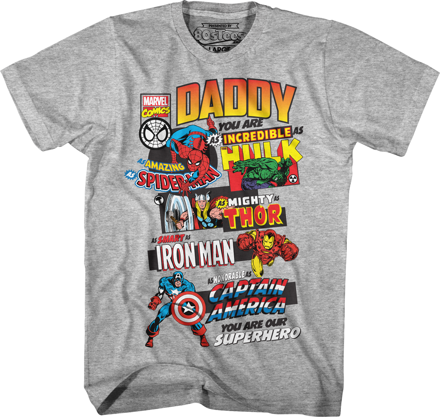 Marvel Comics Father's Day T-Shirt