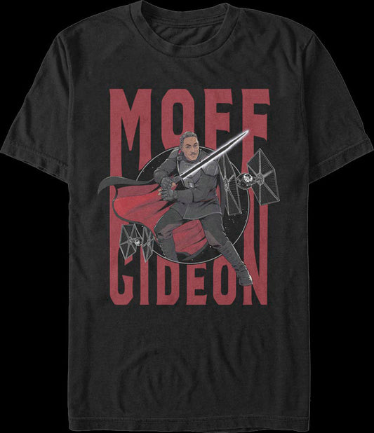 Moff Gideon Action Pose The Mandalorian Star Wars T-Shirt