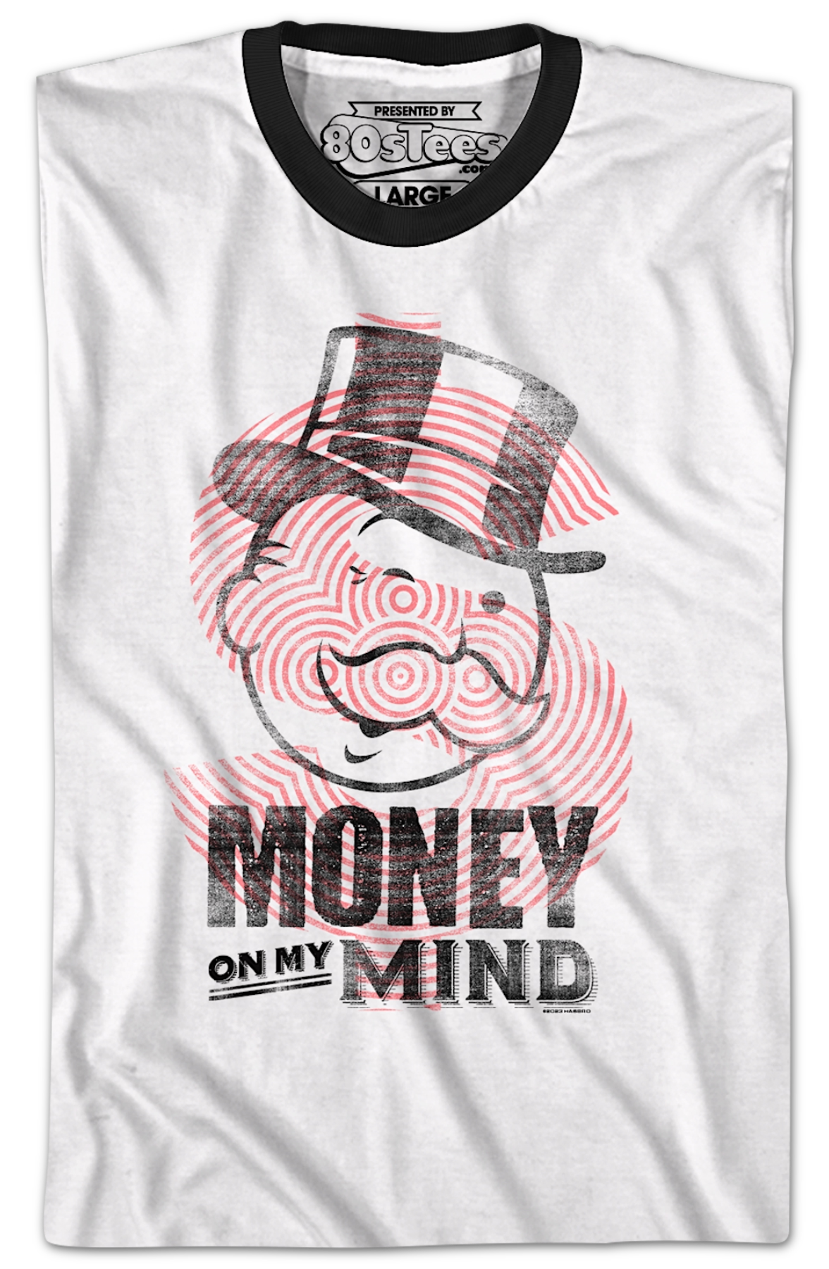 Money On My Mind Monopoly Ringer Shirt