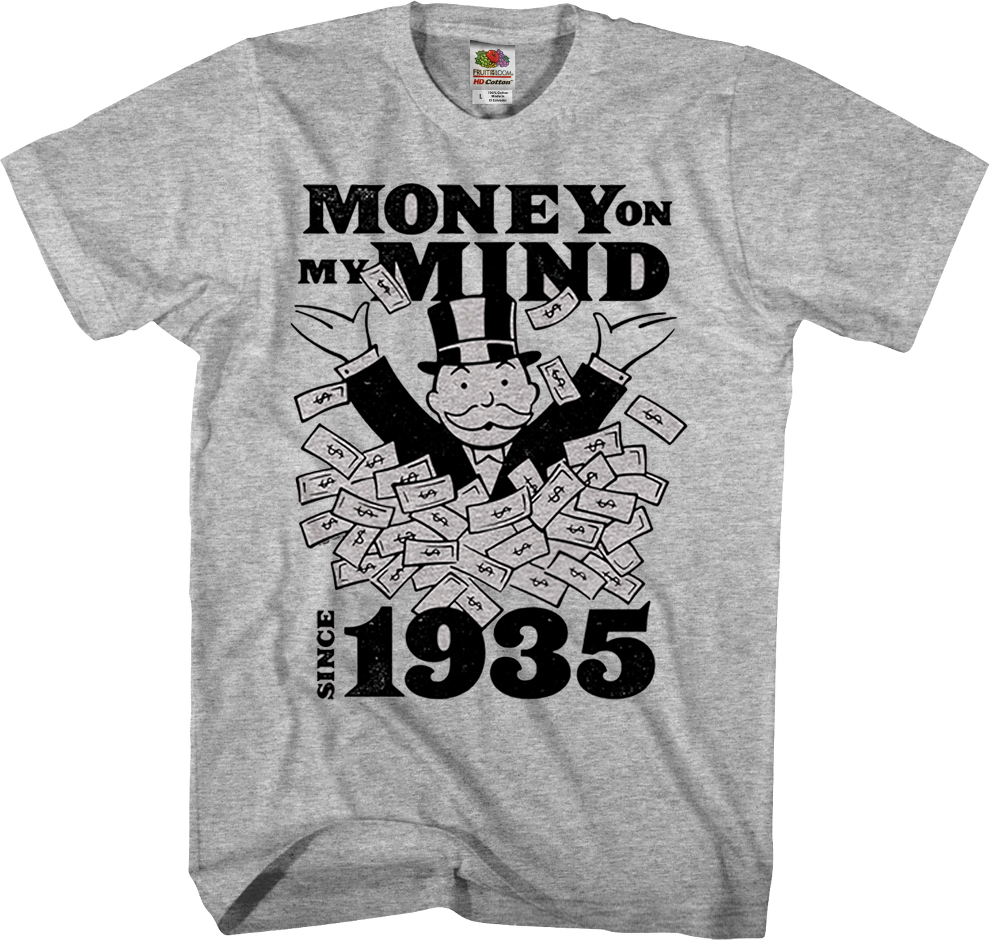 Money On My Mind Since 1935 Monopoly T-Shirt