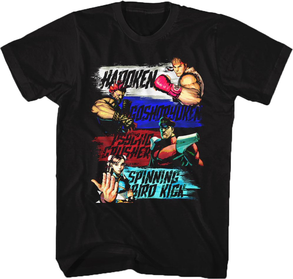 Moves Street Fighter T-Shirt