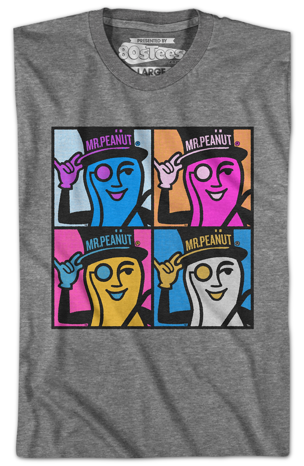 Mr. Peanut Pop Art Planters T-Shirt