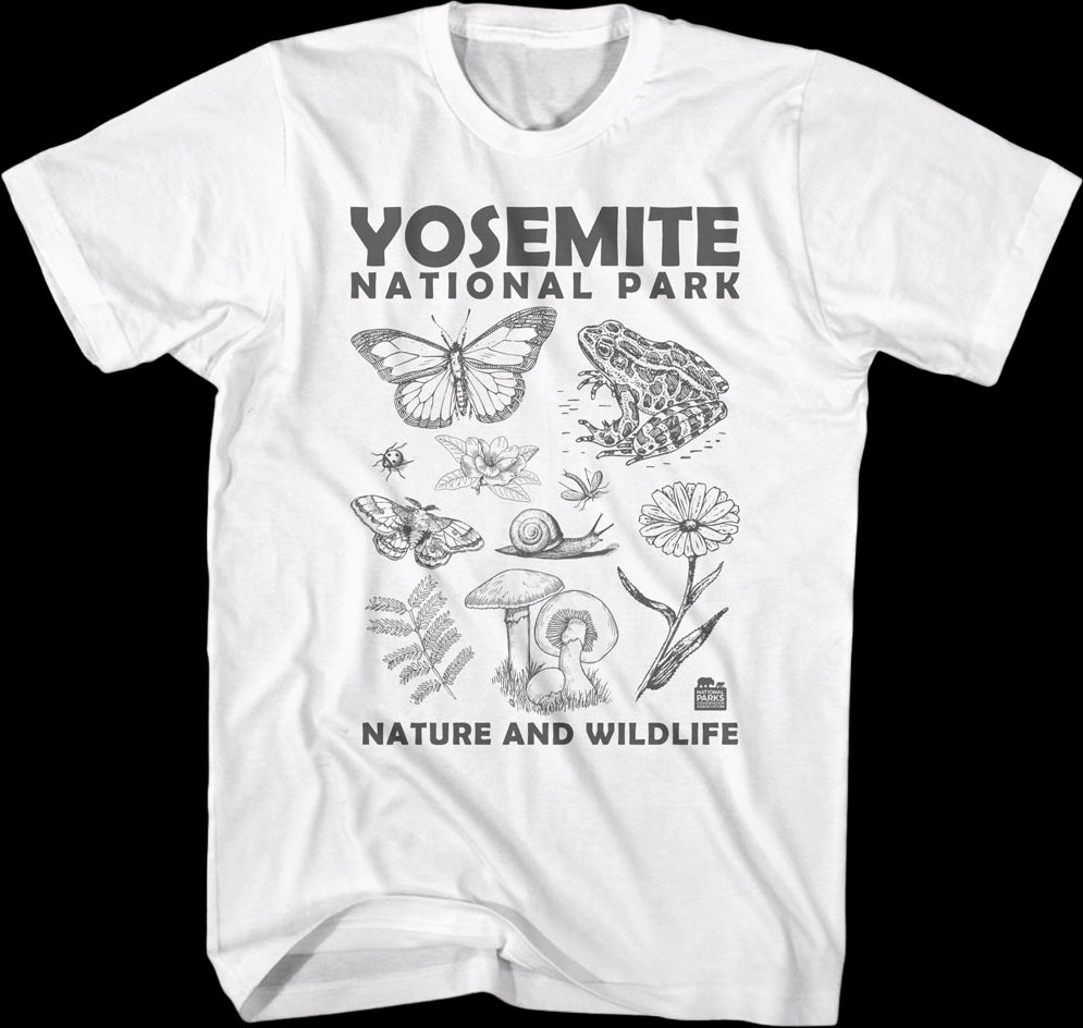 Nature And Wildlife Yosemite National Park T-Shirt
