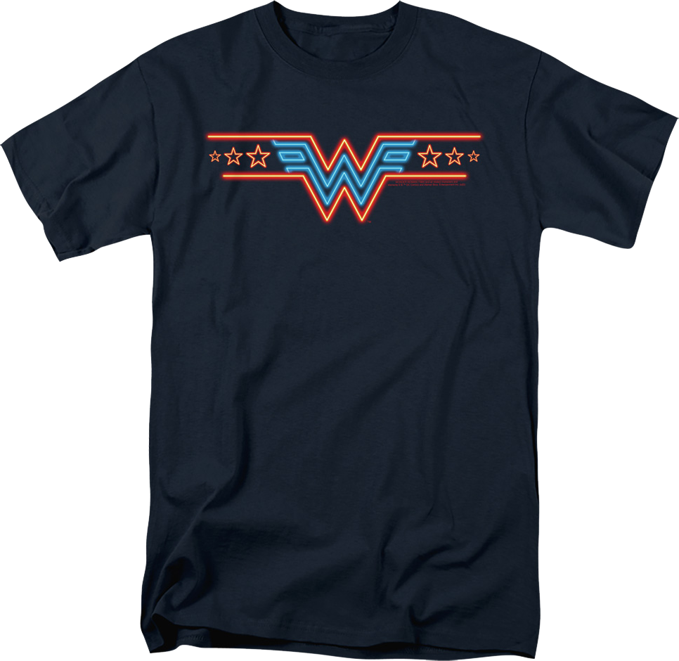 Neon Logo Wonder Woman T-Shirt