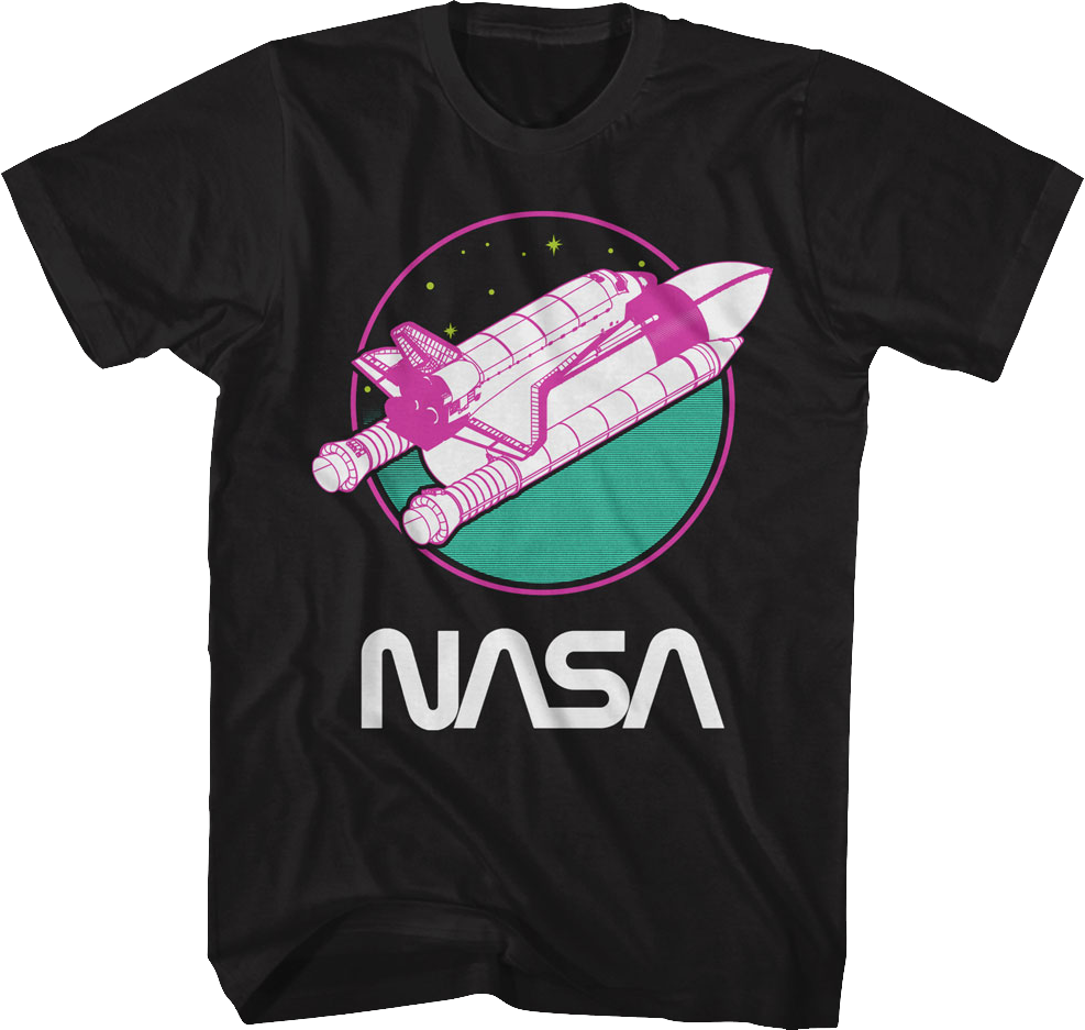 Neon Orbiter NASA T-Shirt