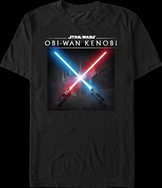 Obi-Wan Kenobi Darth Vader Crossed Lightsabers Star Wars T-Shirt