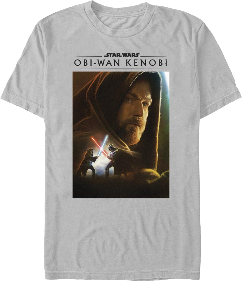 Obi-Wan Kenobi Darth Vader Duel Poster Star Wars T-Shirt