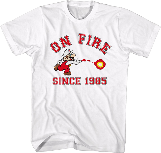 On Fire Since 1985 Super Mario Bros. T-Shirt