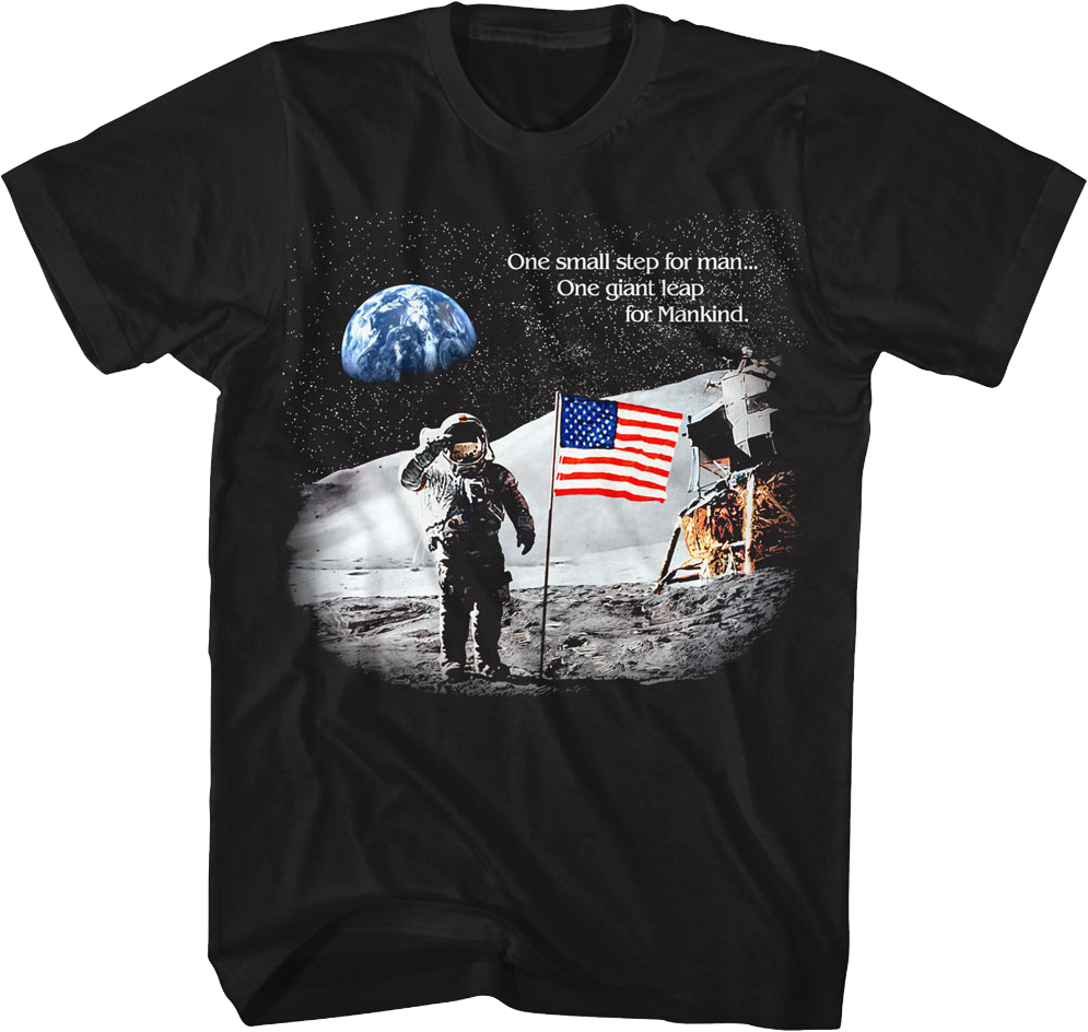 One Small Step For Man One Giant Leap For Mankind NASA T-Shirt