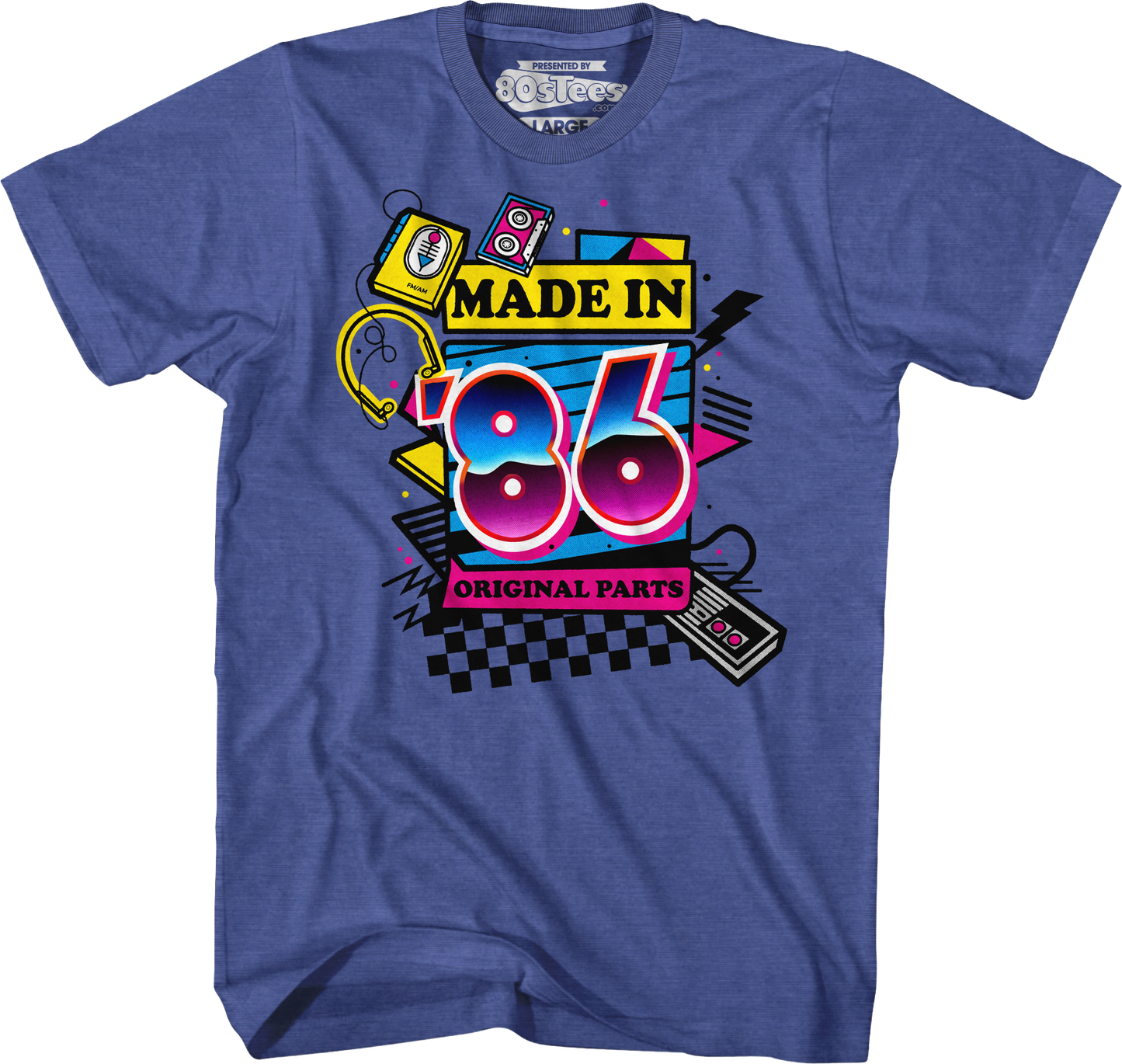 Original Parts Made In '86 T-Shirt