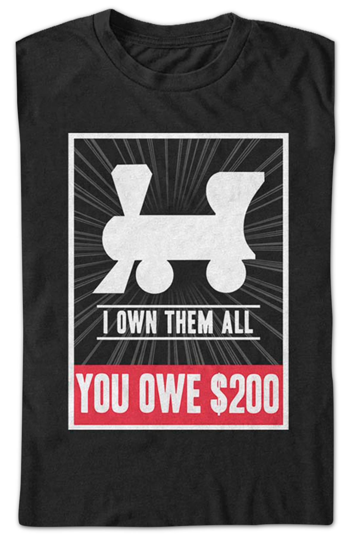 Own All Railroads Monopoly T-Shirt