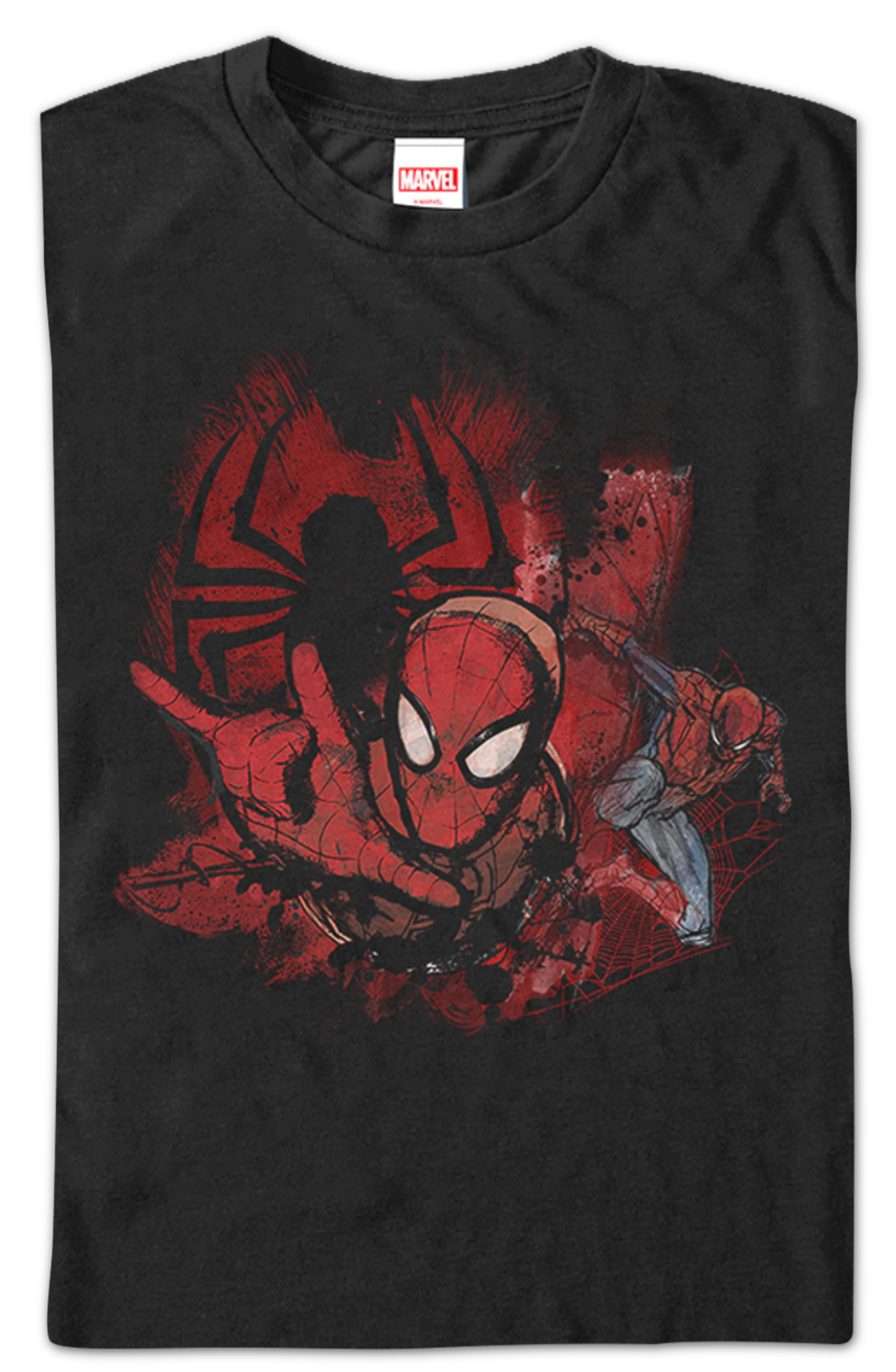 Painting Collage Spider-Man T-Shirt