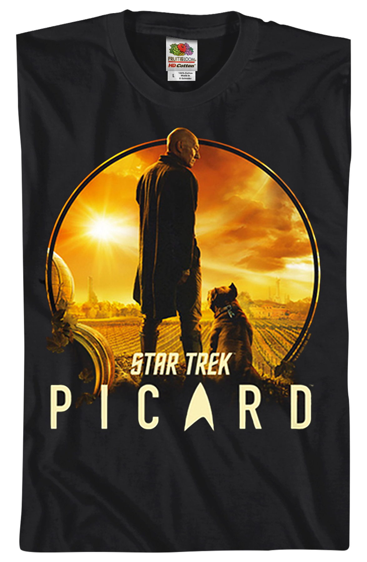 Picard and Number One Star Trek T-Shirt