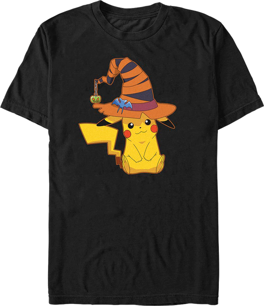 Pikachu Halloween Witch Pokemon T-Shirt